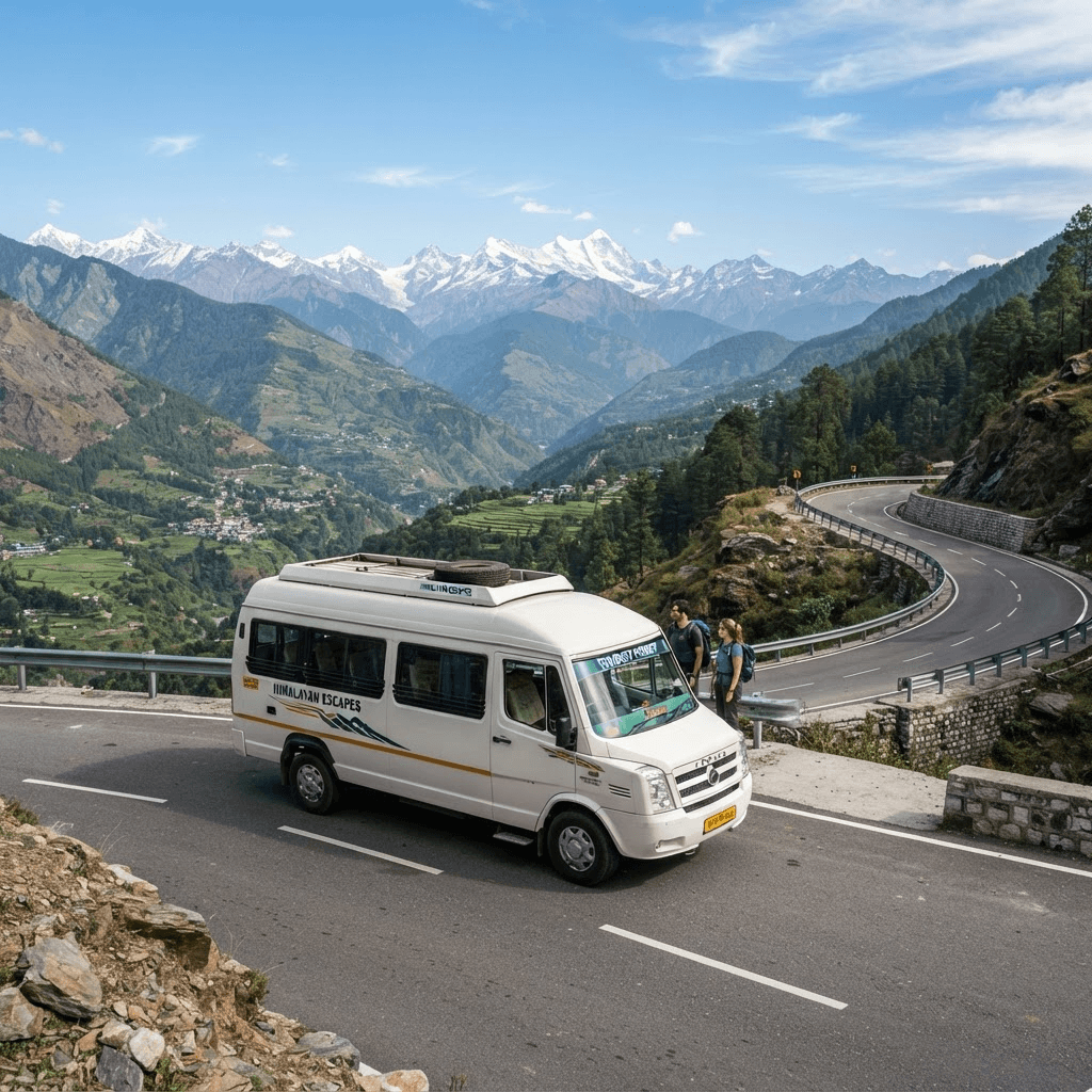हमारा स्वच्छ टेम्पो ट्रैवलर वाहन